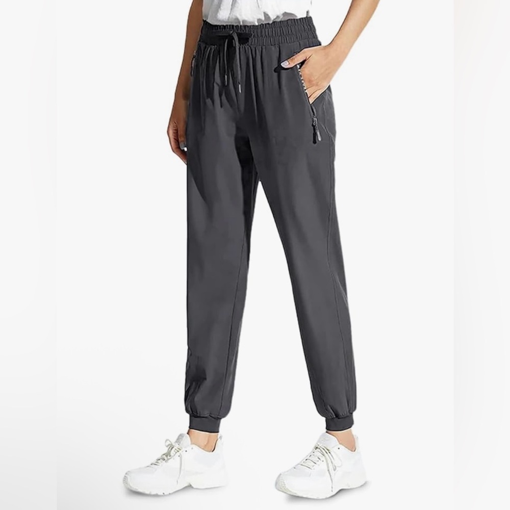 Stylish Gray Women's Jogger Pants sz 2x